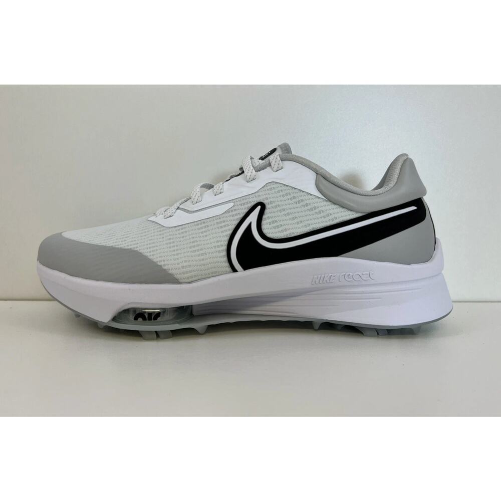 Nike Air Zoom Infinity Tour NEXT% Golf Shoes Mens 8 Black White Cleats NEXT NEW